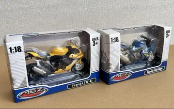 도유샤 1/18 YZF-R1+GSX-R1000 바이크 미니카 세트