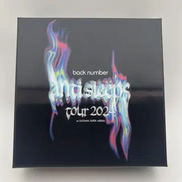 back number anti sleeps tour 초회판 Blu-ray