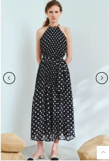 Estella K Agnes Pleated Long Dress