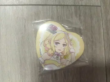 프리티 리듬 레인보우 라이브 타카나시 오토하 하트형 캔뱃지