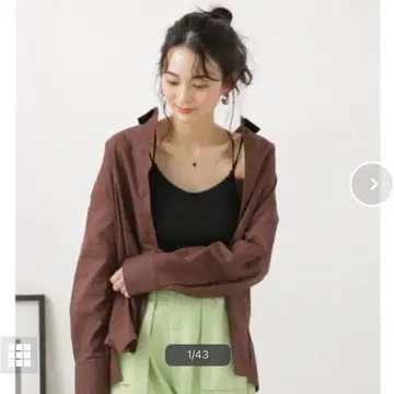 LB.04/린넨 혼방 사이드 슬릿 셔츠 나노 유니버스