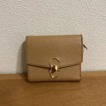 카프네 Double-C Wallet - Camel