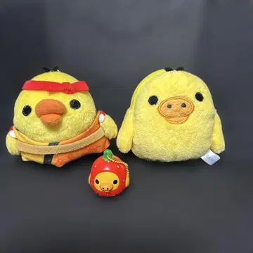 새상품급 리락쿠마 키이로노토리 봉제 인형 묶음 판매