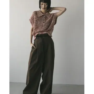 STYLEMIXER 크로셰 폴로 니트 미사용 새상품