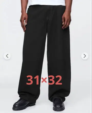GAP SUPER BAGGY 블랙 31 x 32