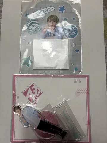 에이스 테 우기 치키메, 센가야 토시유키, 아크릴 스탠드 메모