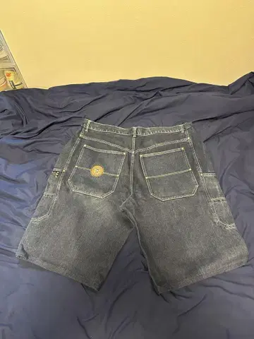 PELLEPELLE 다크 블루 숏팬츠 50