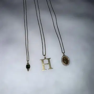 [새상품급] The M Jewelers 그린 스톤 목걸이