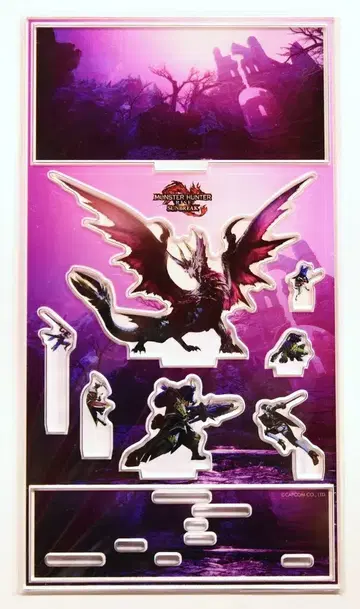 CAPCOM 3D 아크릴 디오라마 아트 선 블레이크