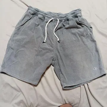OP 코듀로이 그레이 숏 팬츠
