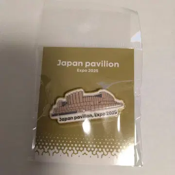 오사카 간사이 만박 일본관 공식 건물 디자인 핀 배지 스탬프 찍힌 책갈피