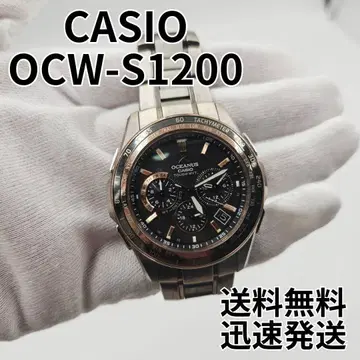 카시오 오시아누스 만타 솔라 전파 손목시계 OCW-S1200