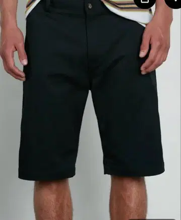 새상품 VOLCOM Vmonty Stretch Shorts 블랙 32