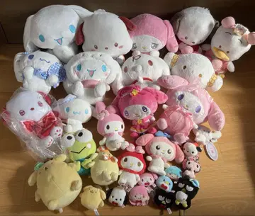 산리오 봉제 인형 마스코트 대량 묶음 판매 30점
