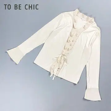 TO BE CHIC 프릴 가디건 라이트 베이지 사이즈 2*CD1208
