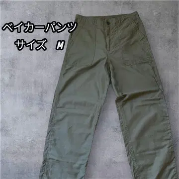 베이커 팬츠 M 사이즈 올리브 그린 JOHNBULL x Kanoko