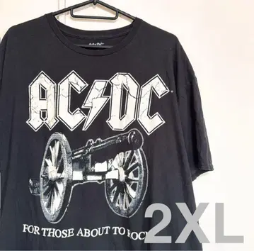 00년대 ACDC 밴드 티셔츠 밴티 블랙 US 구제 의류
