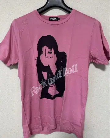 HYSTERIC GLAMOUR JOAN JETT 티셔츠 M 사이즈 핑크