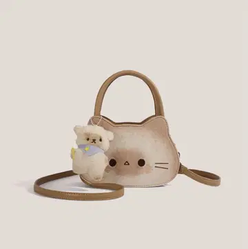 귀여운 캣 쉐이프 숄더백