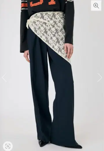 Moussy LACE SCARF 트라우저