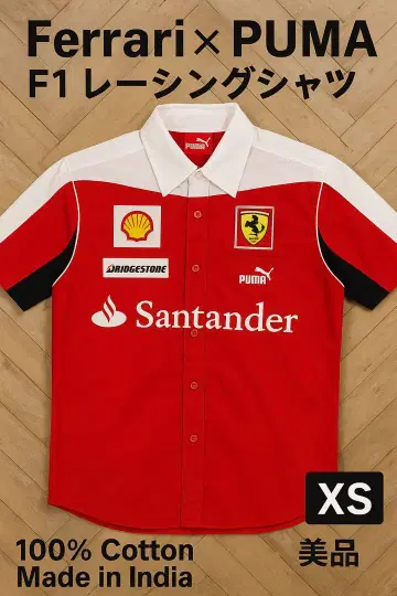 Ferrari x PUMA F1 레이싱 셔츠 XS 새상품급