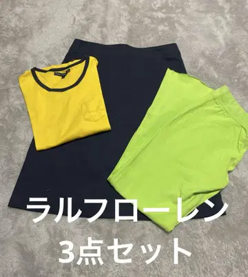 랄프 로렌 T셔츠 스커트 팬츠 3세트