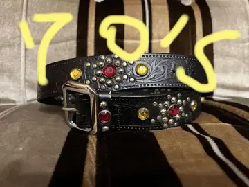 vintage 스터드 벨트