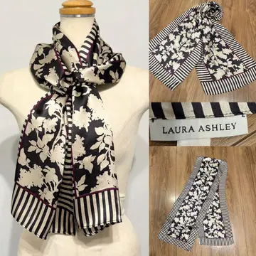 LAURA ASHLEY 로라 애슐리 실크 스카프 스톨