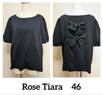 Rose Tiara 로즈 티아라 반팔 티셔츠 46 뒤 빅 리본