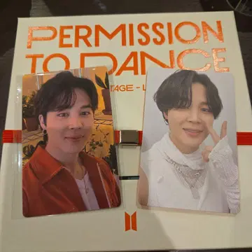 PERMISSION TO DANCE 지민 트레이딩 카드 2장 세트