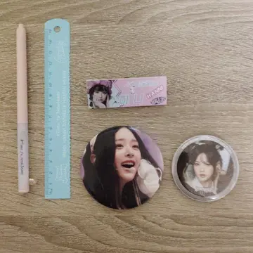 HANNI 핀 배지 세트