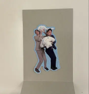 요시모토 만자이 극장 x 시나모롤 트레이딩 스티커 카베포스터