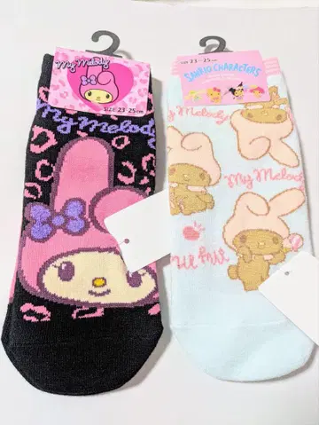 산리오 SANRIO 마이멜로디 양말 삭스 SOCKS 햇볕 그을린 갸루