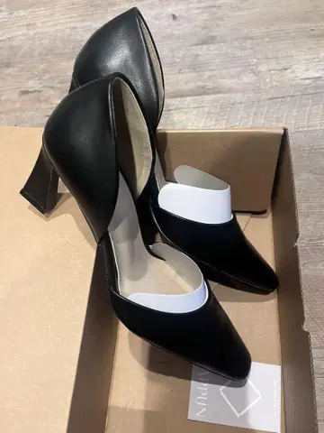 블랙 sappun 7cm 펌프스 블랙