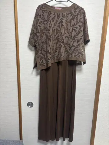 히로코비스 원피스 브라운