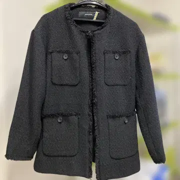JOURNAL STANDARD 노카라 자켓 블랙