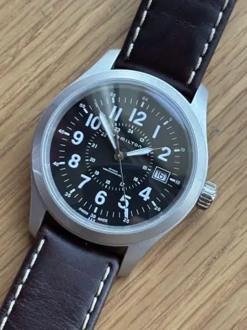 40mm 해밀턴 카키 Khaki H695190 수동 와인딩 손목시계