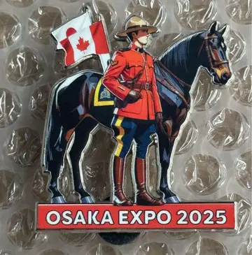 오사카 간사이 엑스포 기수 말 Canada 스태프 핀 핀즈 핀 배지