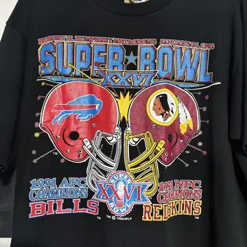 90s USA제 SUPERBOWL 싱글 스티치 빈티지 티셔츠 XL