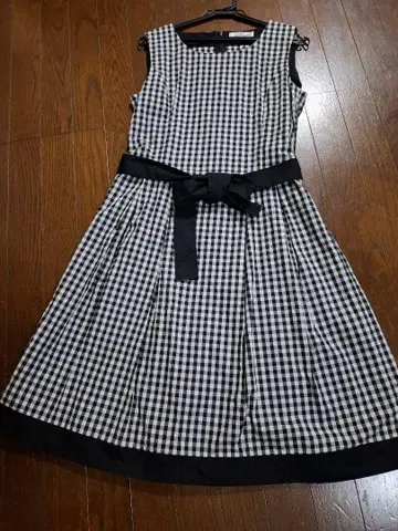 갤러리 비스콘티 깅엄 체크 원피스