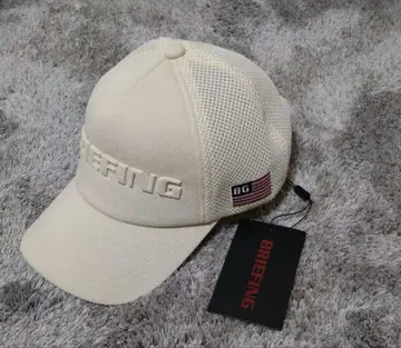 [거의 새상품] BRIEFING 베이지 메쉬 캡 주의: 택은 제거했습니다