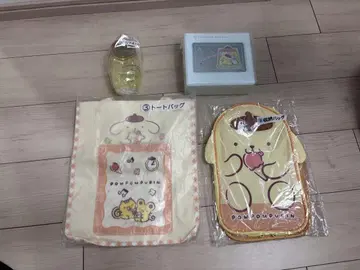 폼폼푸딩 토트백 파우치 피규어 세트