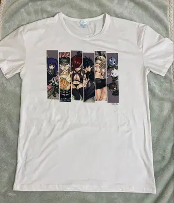 애니메이션 캐릭터 프린트 티셔츠 3XL