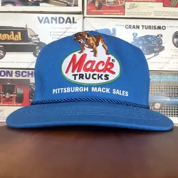 새상품 캡 코튼 MACK trucks 트래커캡 블루