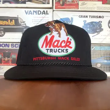 새상품 캡 MACK trucks 블랙 트래커캡