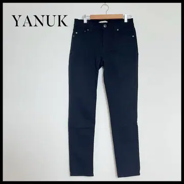YANUK 야누크 Patricio Arnal 블랙 데님 슬림 핏