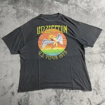 LED ZEPPELIN 레드 제플린 투어 티셔츠 밴딩 티셔츠