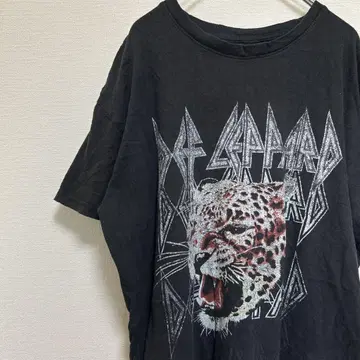 구제 밴드 티셔츠 DEF LEPARD 디플레파드 L 영국 락 밴드