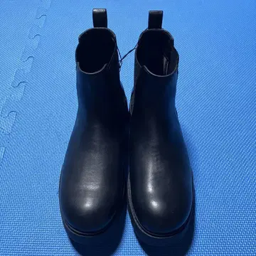 새상품 지유 청키 밑창 사이드 고어 부츠 26cm