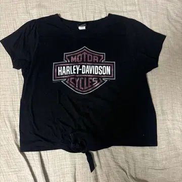 Harley-Davidson 반팔 티셔츠 블랙, 핑크